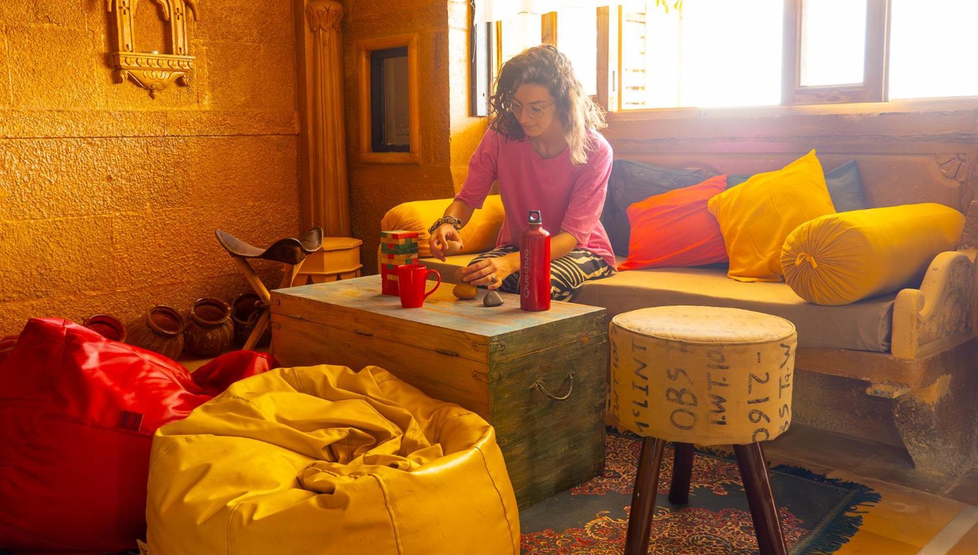 Open Road Hostel And Cafe ジャイサルメール エクステリア 写真